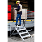 FRIGERIO CARPENTERIE - Sgabello industriale fisso con piatto largo 80 4G.