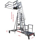 FRIGERIO CARPENTERIE - Scala completa con base, GB e PT XSCA.8010.