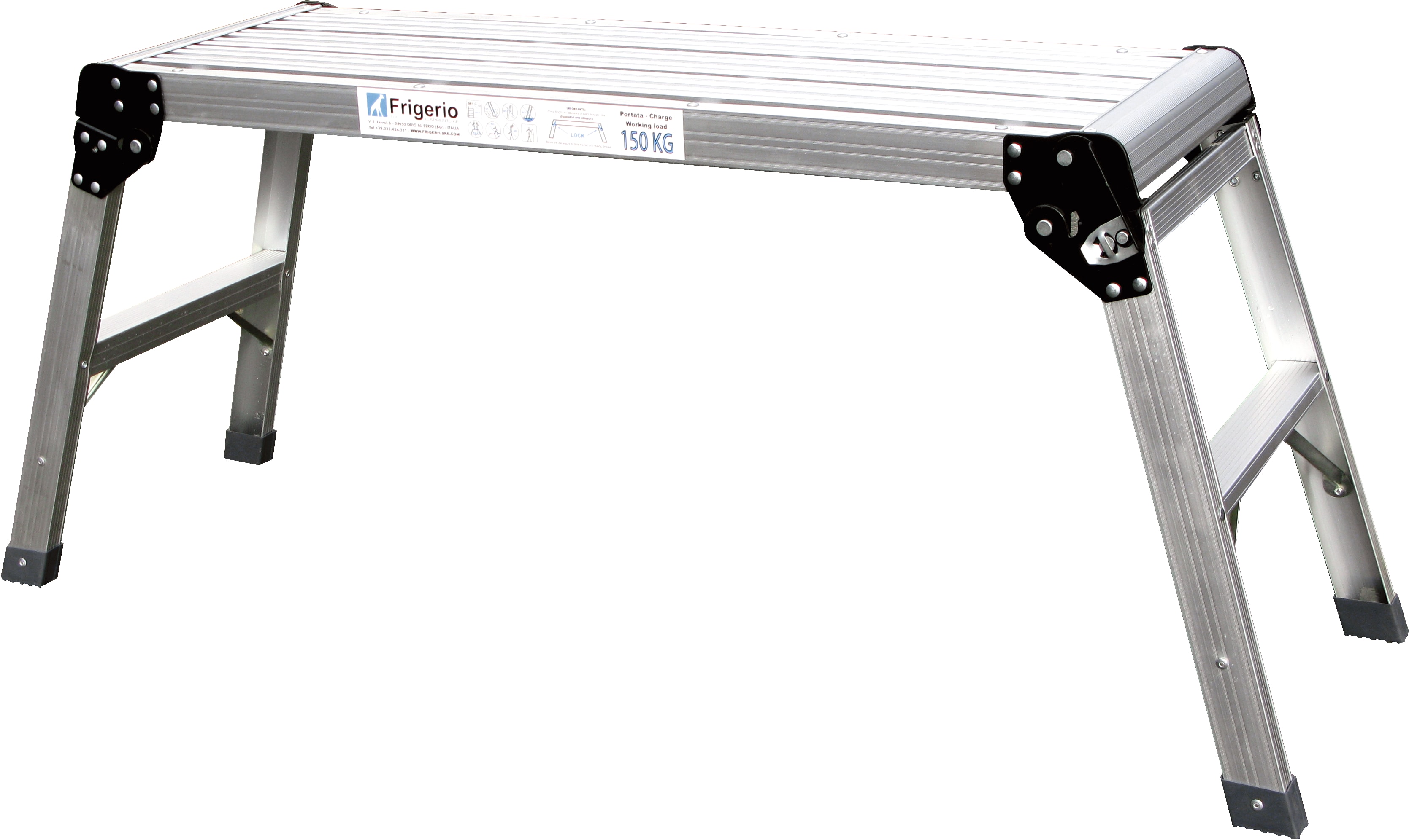 FRIGERIO CARPENTERIE - Piattaforma hobbi alluminio lunga 2g.