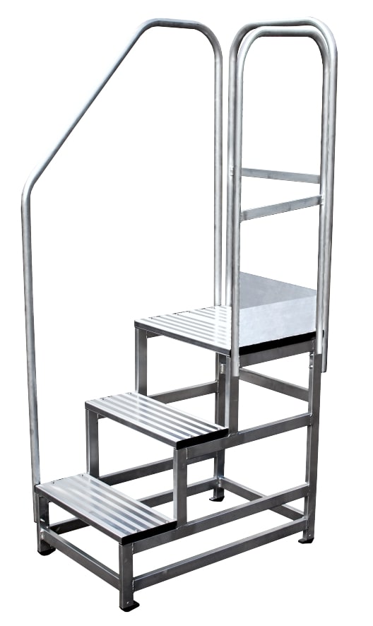 FRIGERIO CARPENTERIE - Parapetto laterale con fermapiè XSGA.199 e XSGA.1990.