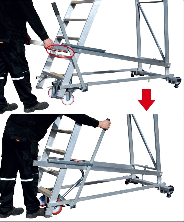 FRIGERIO CARPENTERIE - Sistema frenante per 2 ruote senza intrusioni.