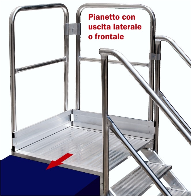 FRIGERIO CARPENTERIE - Suppl. Pia 80 con para usc. lat. x7346 fi14g.