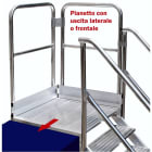 FRIGERIO CARPENTERIE - Suppl. pia 120 con para usc. lat. x7368.