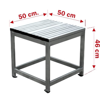 FRIGERIO CARPENTERIE - Pedana 2G Prolu Piat H46cm Lu50cm Xsga 1990.