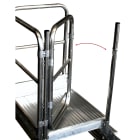 FRIGERIO CARPENTERIE - Cancello ingresso-uscita con amolla e fermapiù xsca7700.