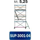 FRIGERIO CARPENTERIE - ponte ferroso con 2 piani, scala, senza copertura, 25 metri quadrati