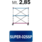 FRIGERIO CARPENTERIE - Pannello in ferro profilato 250x120 mm, spessore 2,85 mm, senza staffe, per stazione, piastra e livellamento.