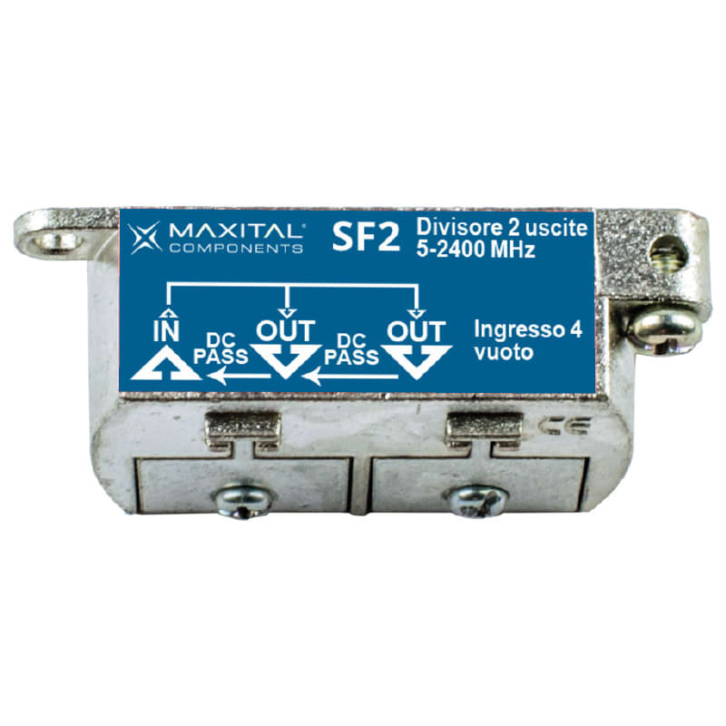 FTE MAXIMAL - SF2 DIVISORE PLUG IN 2 VIE 5-2400MHZ-CC