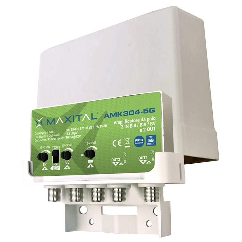 FTE MAXIMAL - AMK304L2-5G AMP.3IN BIII/IV/V 2OUT 36DB