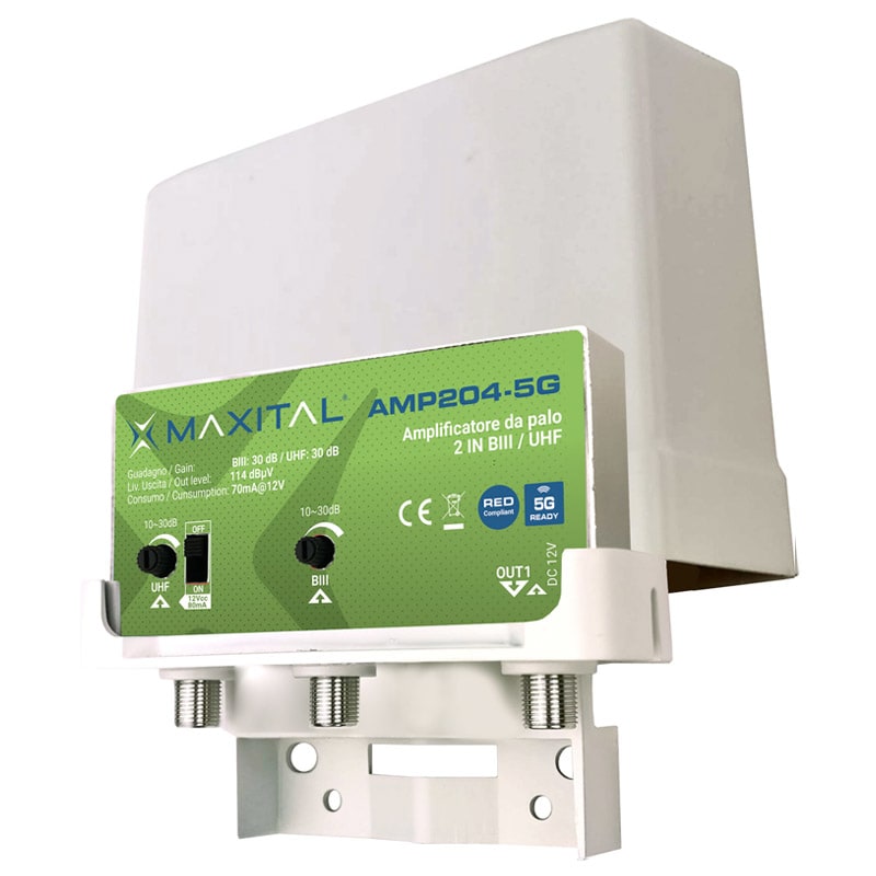 FTE MAXIMAL - AMP204-5G AMP. PALO 2 ING. BIII/UHF 30DB