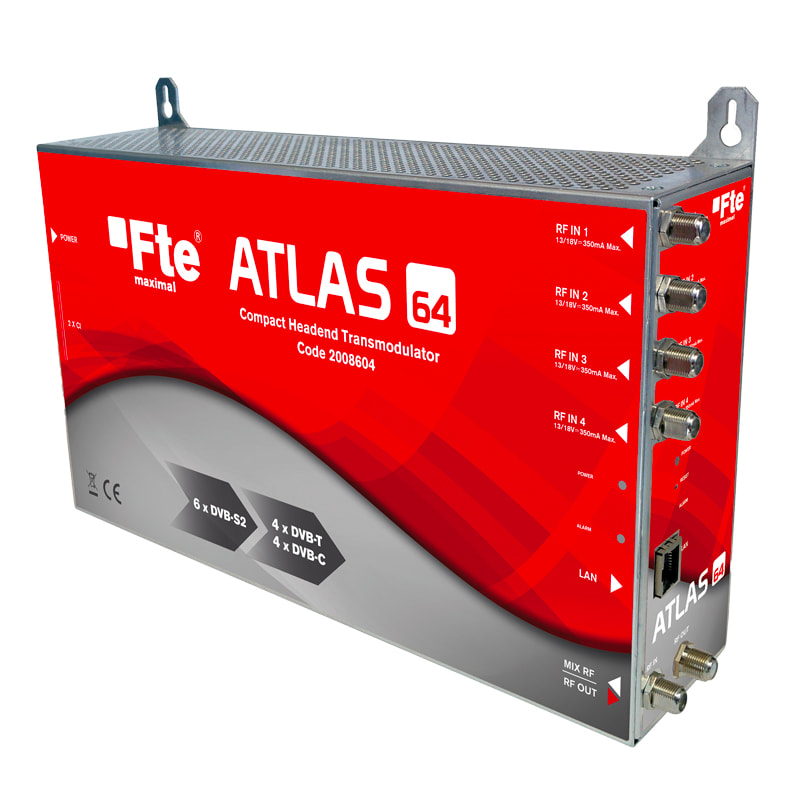FTE MAXIMAL - ATLAS64 TRASMODULATORE 6X4 SAT A DTT + 2