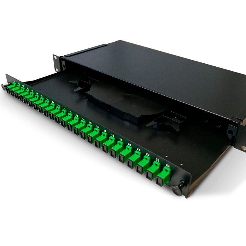 FTE MAXIMAL - CASSETTO OTTICO 1U CON 24 BUSSOLE SC/APC