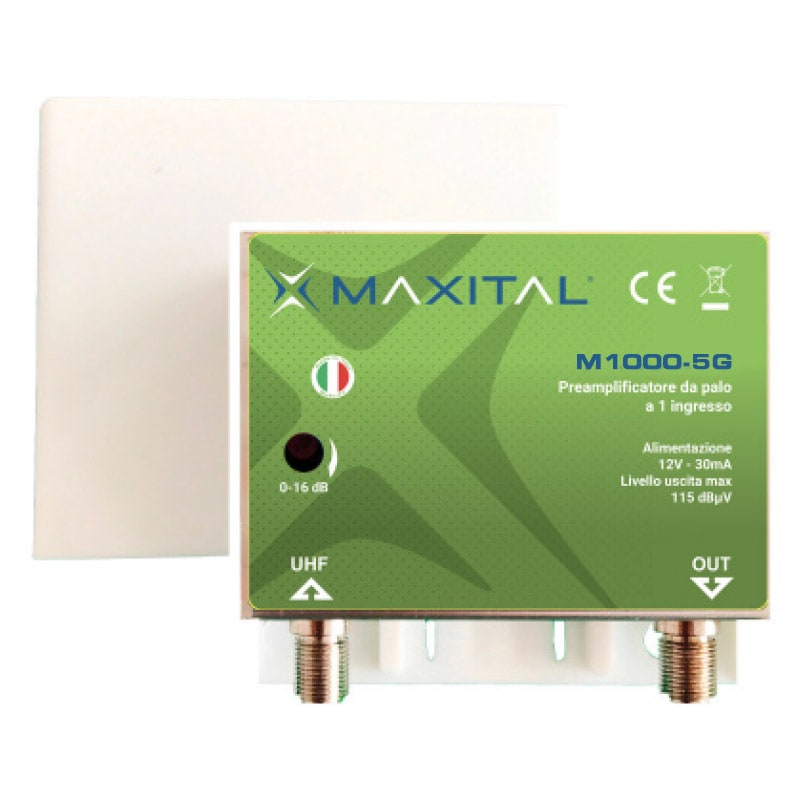 FTE MAXIMAL - M1000-5G PREAMP. PALO 2 IN. UHF/UHF G.16