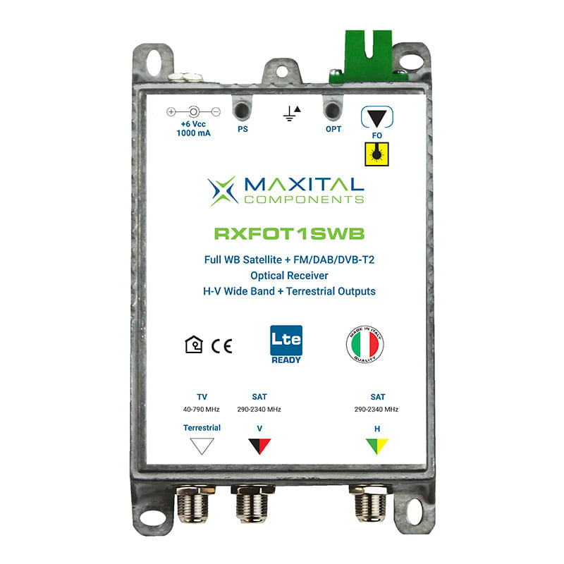 FTE MAXIMAL - RXFOT1SWB RICEV. F.O. DTT 1 SAT WIDEBAND