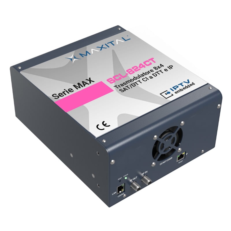FTE MAXIMAL - SCL-824CT TRASMOD 8X4 DVB-S2/DVB-T + IP