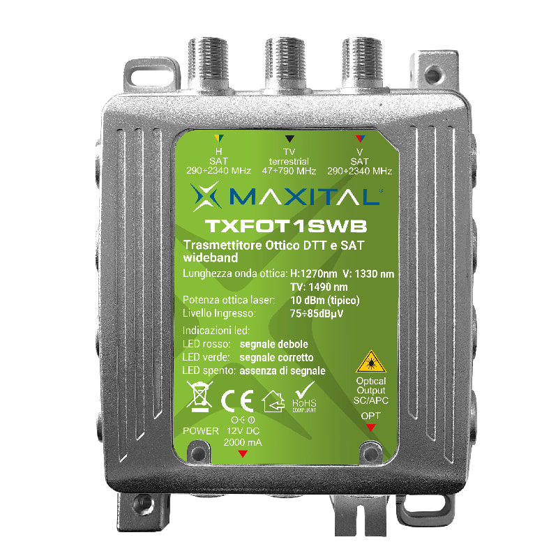 FTE MAXIMAL - TXFOT1SWB TRASM. F.O. DTT 1 SAT WIDEBAND