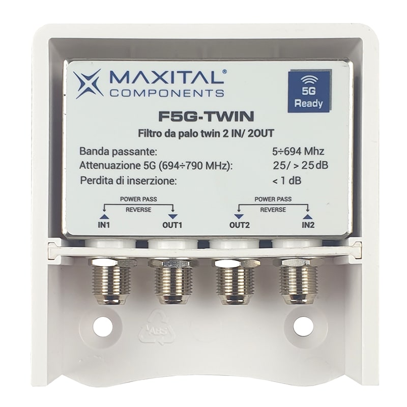 FTE MAXIMAL - F5G-TWIN FILTRO 5G DA PALO C2-C48 2IN 2O