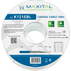 FTE MAXIMAL - K121EBL CAVO COAX 5MM PVC ECA BLU 100MT