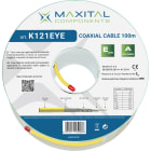 FTE MAXIMAL - K121EYE CAVO COAX 5MM PVC ECA GIALLO 100