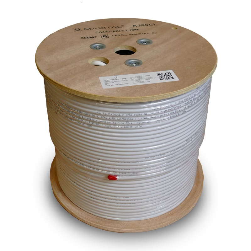 FTE MAXIMAL - K300CL CAVO COAX 7,2MM A+ LSZH B2CA 300 K300CL