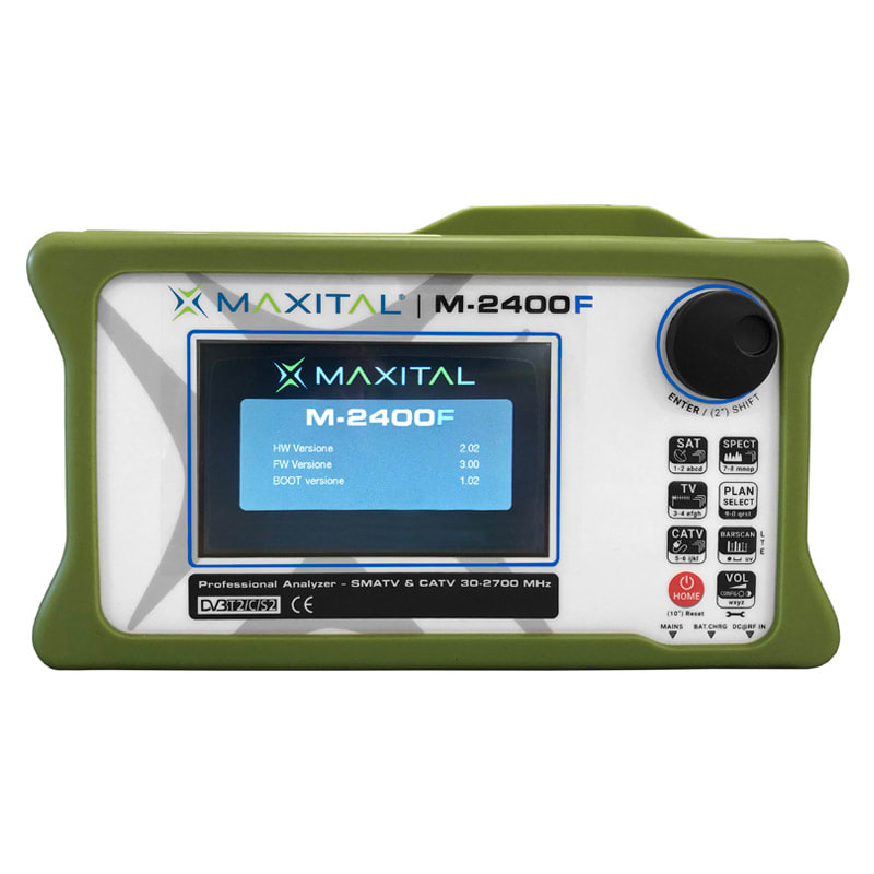 FTE MAXIMAL - M-2400F MISURATORE PROF. DVBS2/T2 + F.O.