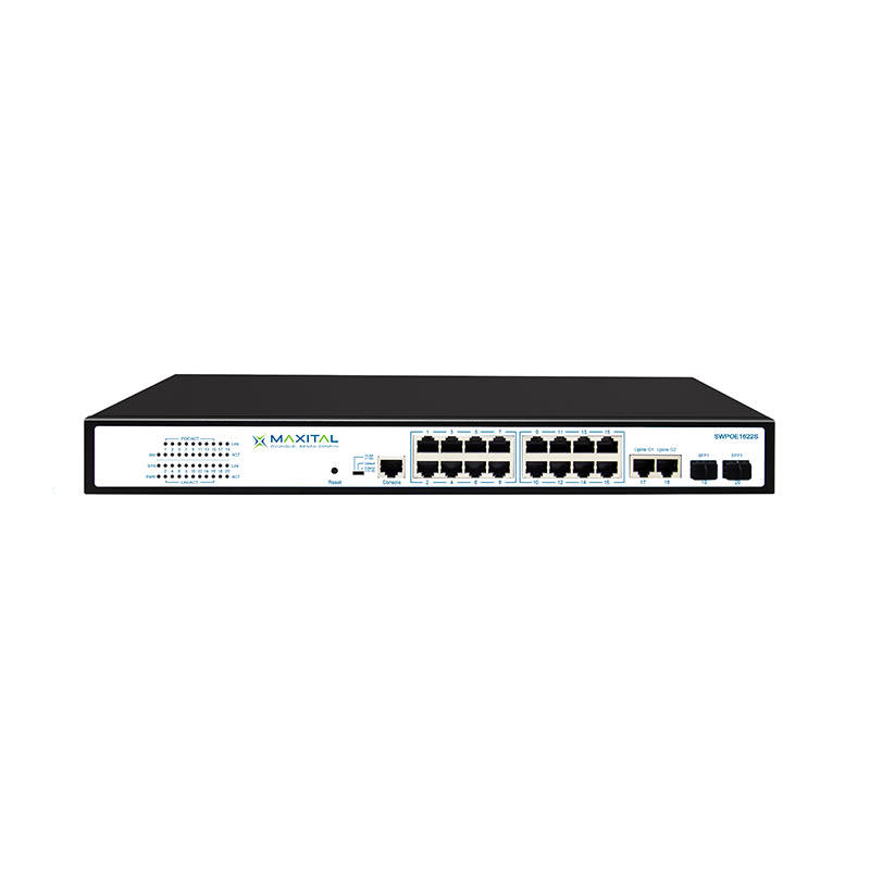 FTE MAXIMAL - SWPOE1622S SWITCH GIGABIT POE 16 PORTE SWPOE1622S