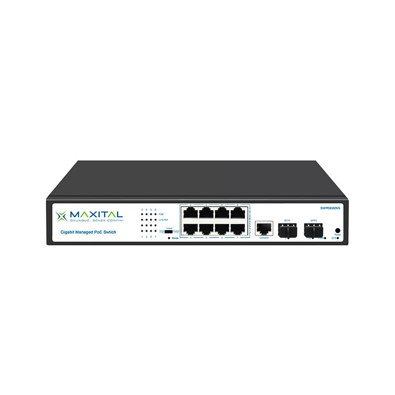 FTE MAXIMAL - SWPOE82NS SWITCH GIGABIT POE 8 PORTE SWPOE82NS