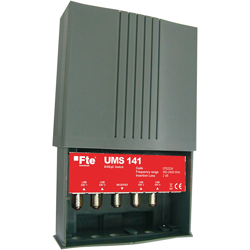 FTE MAXIMAL - UMS141 COMMUTATORE DISEQC 4 IN E 1 OUT UMS141