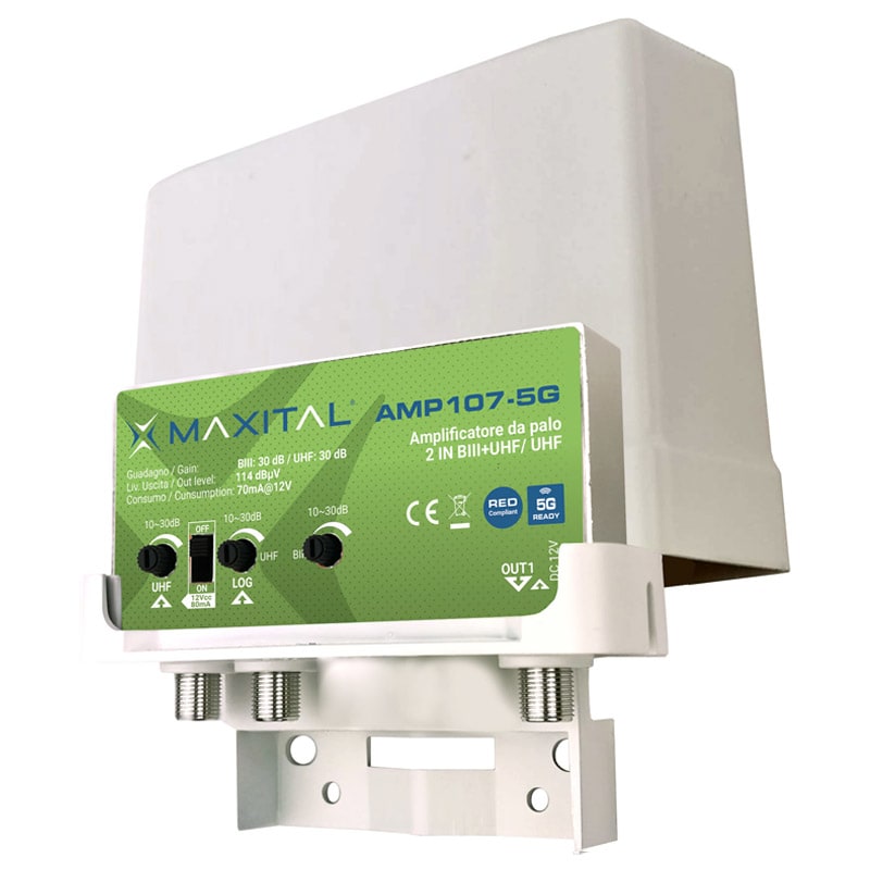 FTE MAXIMAL - AMP107-5G AMP. PALO 2 IN. LOG/UHF G.30DB AMP107-5G