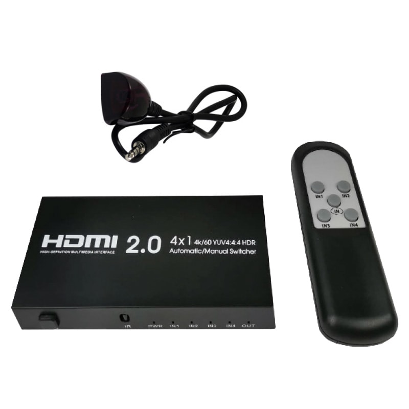 FTE MAXIMAL - CT2107PRO COMMUTATORE HDMI 4X1 4KA60HZ + CT2107PRO