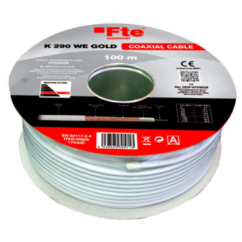 FTE MAXIMAL - K290WEG CAVO COAX 6,8MM CU DCA LSZH K290WEG