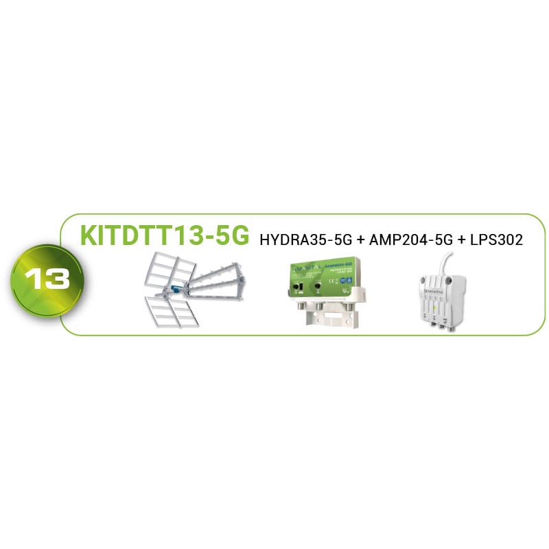 FTE MAXIMAL - KITDTT13-5G HYDRA35-5G+AMP204-5G+LPS302 KITDTT13-5G