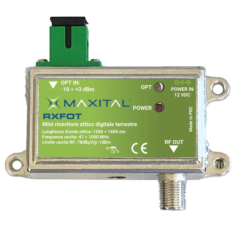 FTE MAXIMAL - RXFOT RICEVITORE OTTICO RF TV-DTT RXFOT