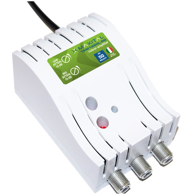 FTE MAXIMAL - TAM1220L-5G AMP. LINEA VHF/UHF 25DB 2OUT TAM1220L-5G