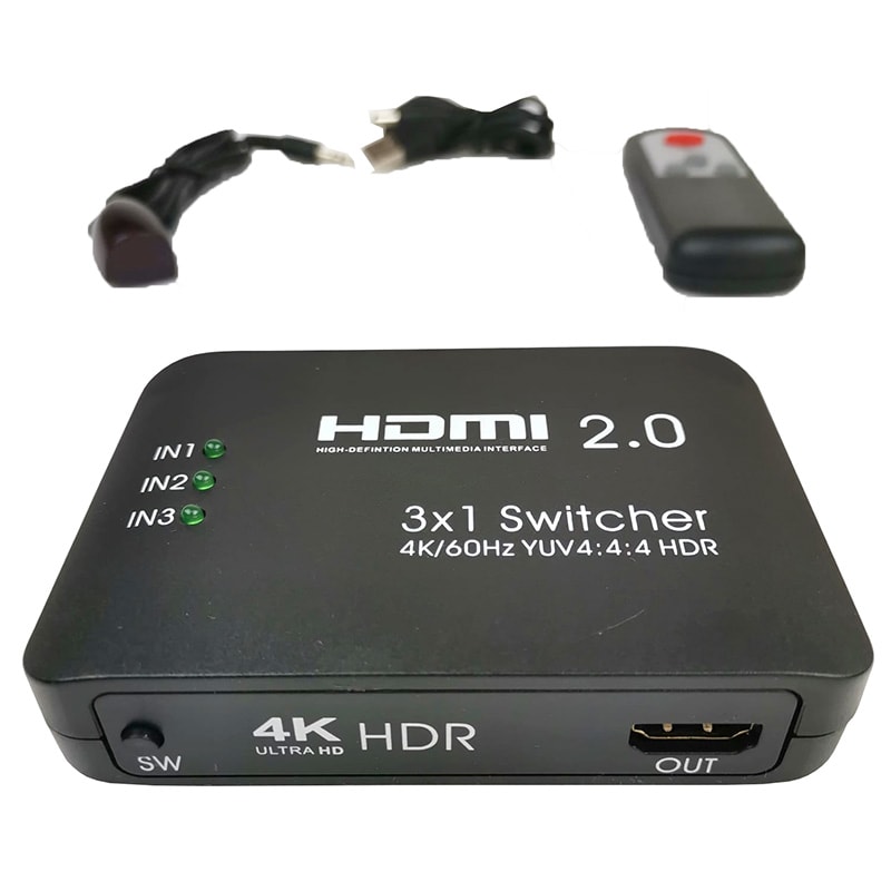 FTE MAXIMAL - CT303PRO COMMUTATORE HDMI 3X1 4K@60HZ.