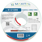 FTE MAXIMAL - K121ERE CAVO COAX 5MM PVC ECA ROSSO 100M