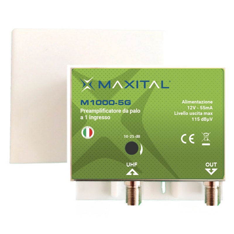 FTE MAXIMAL - M1000-5G PREAMP. PALO 1 IN. UHF/UHF G.25
