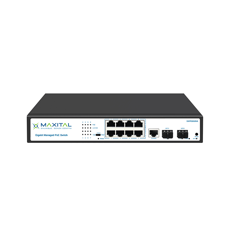 FTE MAXIMAL - SWPOE82NS SWITCH GIGABIT POE 8 PORTE