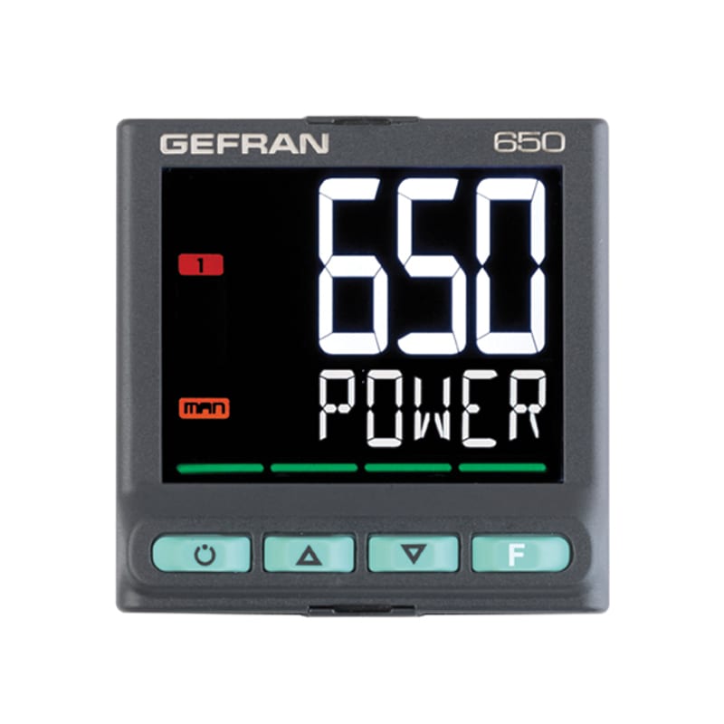 GEFRAN - Programmatore e Regolatore PID, 1/16 DIN