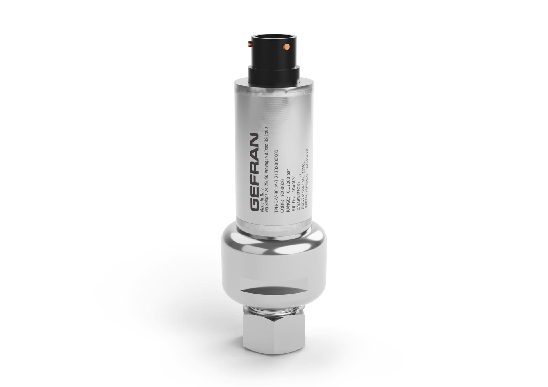 GEFRAN - Sensori pressione elevate 1000bar Uscite raziometrica mV/V TPH-D-Z-B04M-T 2130X000X00.