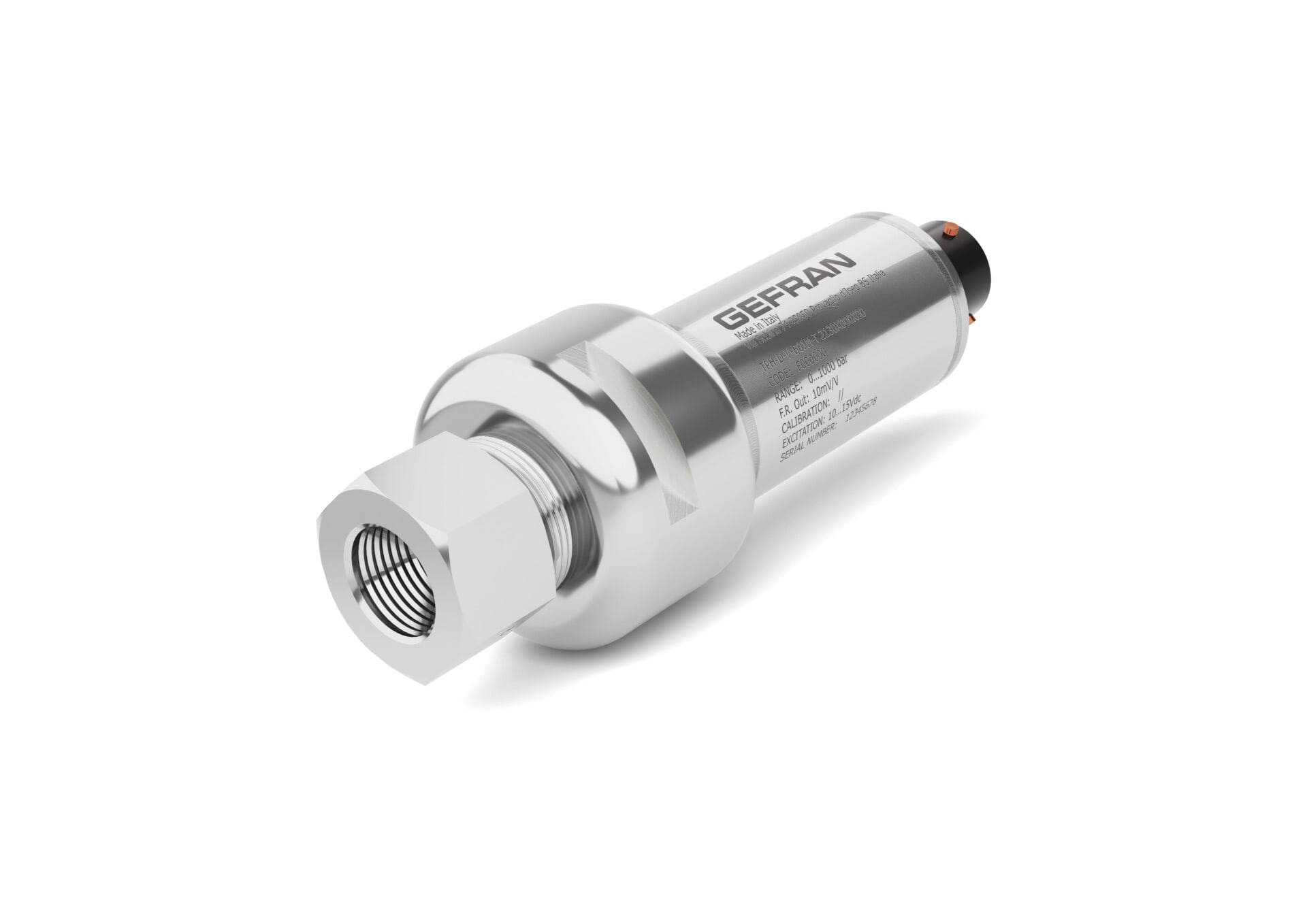 GEFRAN - Sensori pressione elevate 1000bar Uscite raziometrica mV/V TPH-D-Z-B35C-T 2130X000X00.