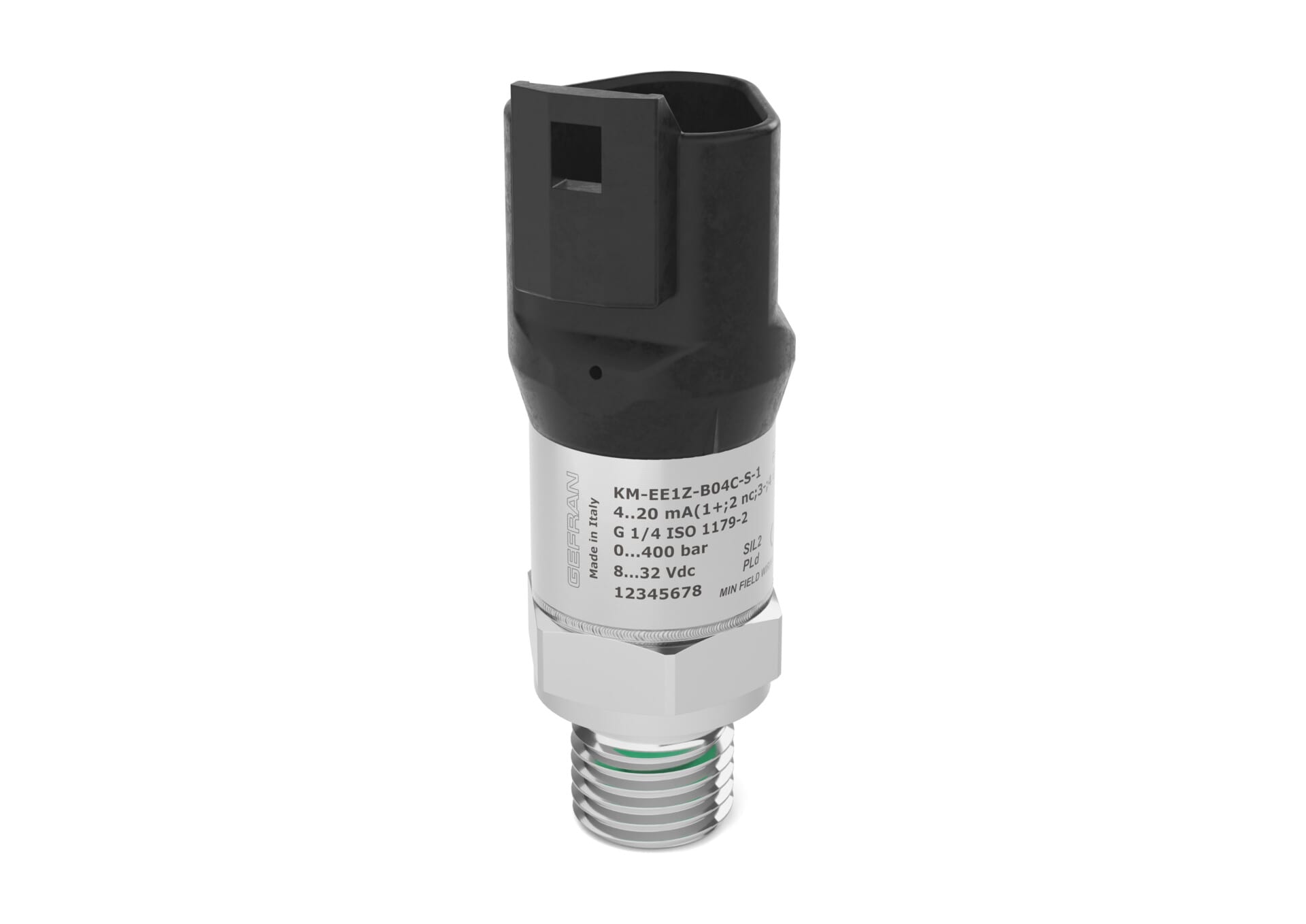 GEFRAN - Trasduttori di pressione ultracompatti KM-VE1G-B06C-0-1-00-00-XXXXX000-B50-000.