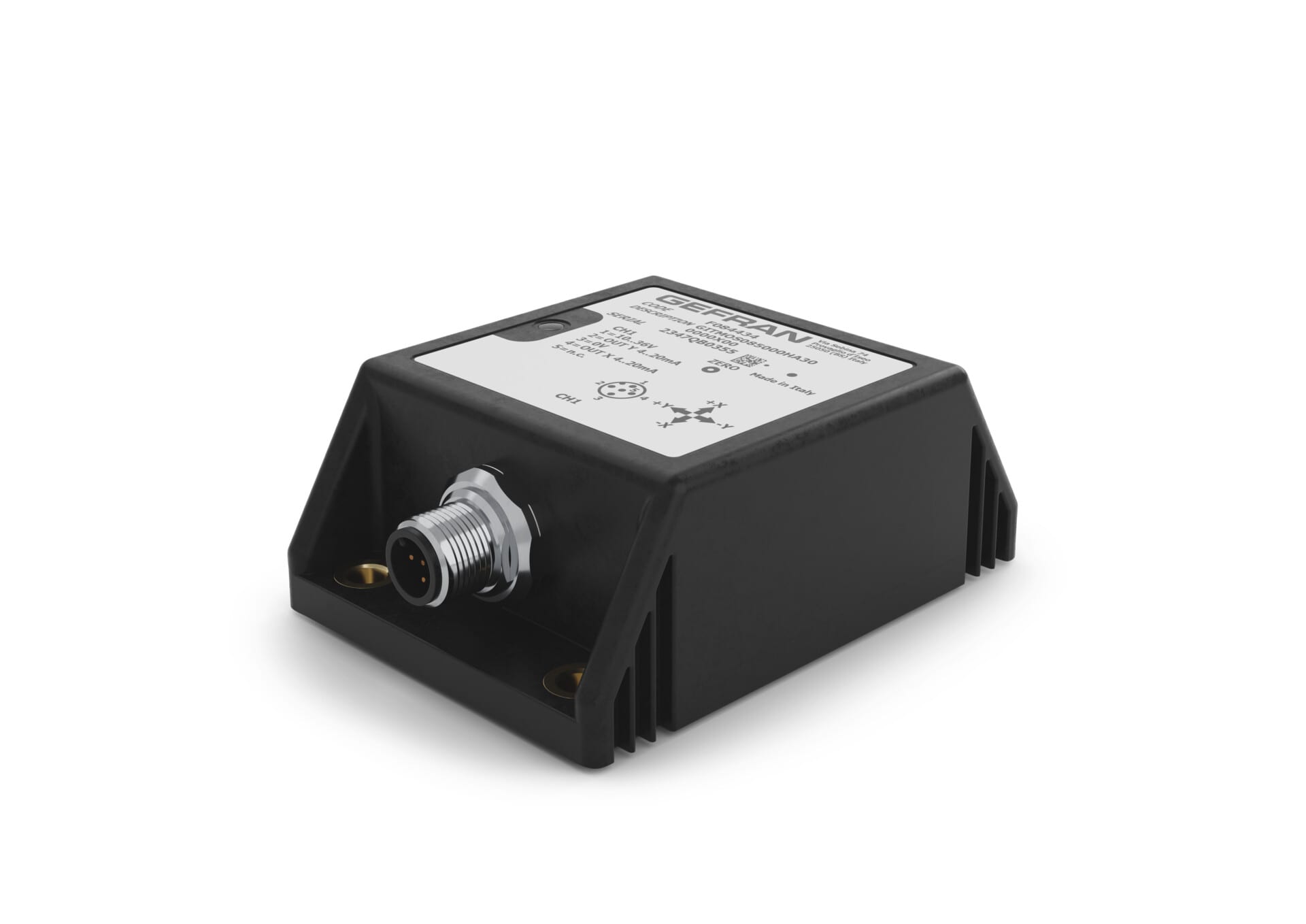 GEFRAN - Inclinometro top singolo/doppio asse (XY/360) GITMVR360HC10 L000E00.