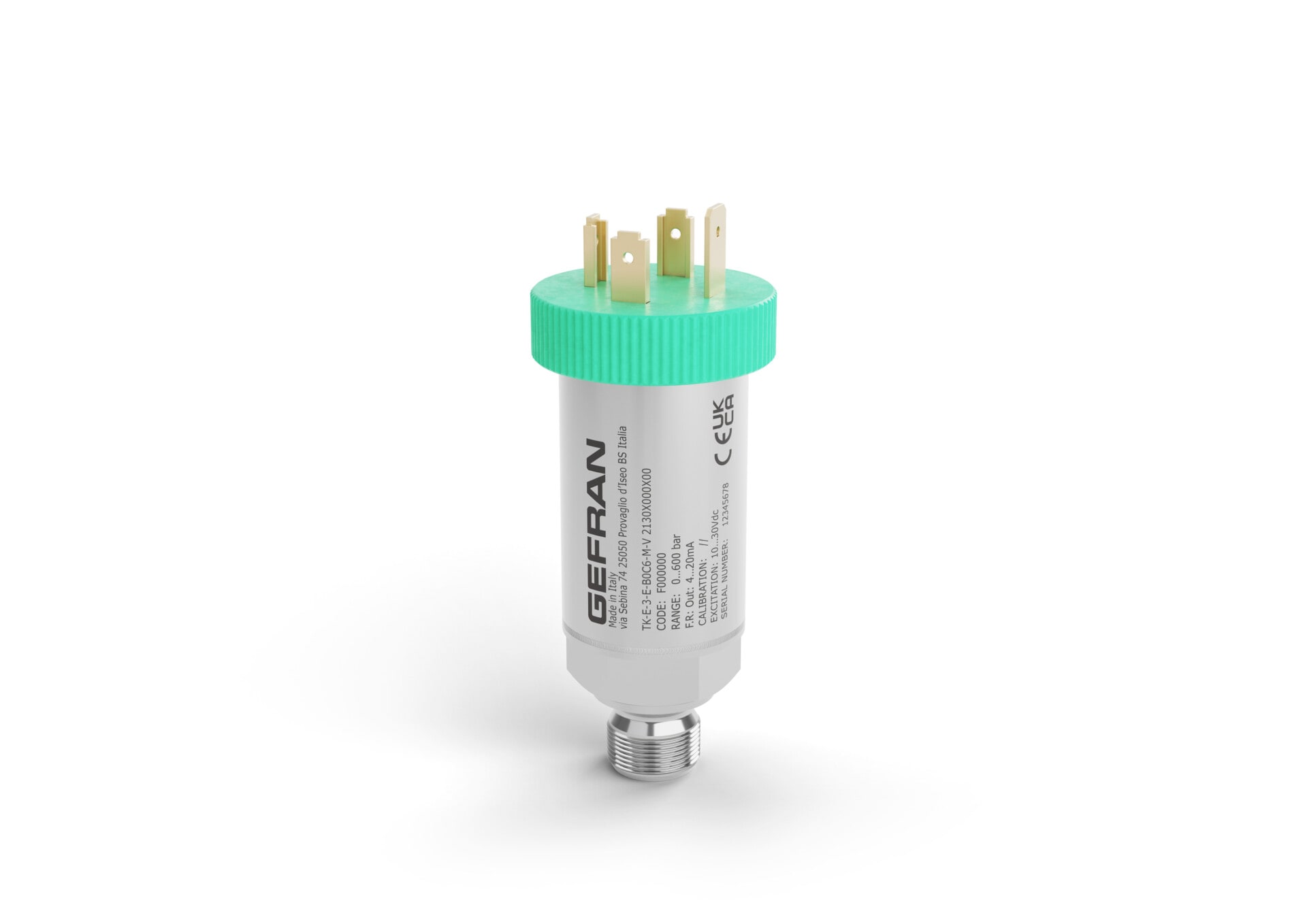 GEFRAN - Sensori di pressione industriali uscite Volt o mA TK-R-E-Z-B35D-H-V 2130X000X00.