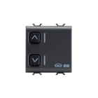 GEWISS - ATTUATORE PER TAPPARELLE - 1 CANALE - 6A - EASY - 2 MODULI - NERO - CHORUSMART