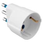 GEWISS - ADATTATORE SEM.2P+T 16A U.ITA/TED.BIANCO GW28410