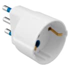 GEWISS - ADATTATORE SEM.2P+T 16A U.ITA/TED.BIANCO