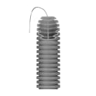 GEWISS - TUBO PIEGHEVOLE MEDIO ICTA AUTORINVENENTE - DIAMETRO 25MM - CON TIRACAVO - GRIGIO SCURO