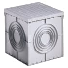 GEWISS - POZZETTO QUADRATO 300X300X300 - FONDO PIATTO SFONDABILE E COPERCHIO AD ALTA RESISTENZA