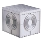 GEWISS - POZZETTO QUADRATO 550X550X520 - FONDO PIATTO SFONDABILE E COPERCHIO AD ALTA RESISTENZA